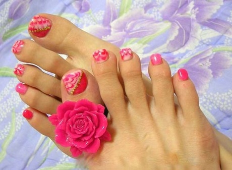 flower-toe-nails-00_4 Flori Unghii deget de la picior