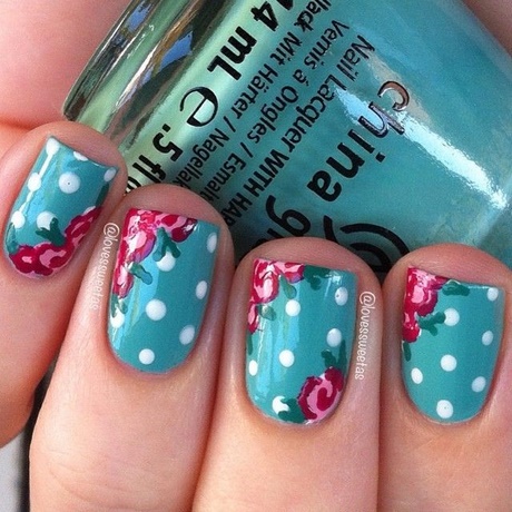 flowers-on-nails-easy-69_3 Flori pe unghii ușor