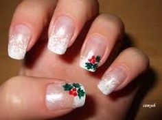 french-manicure-christmas-nails-70_11 Manichiura franceză unghiile de Crăciun