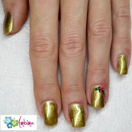 gold-christmas-nails-00_17 Aur cuie de Crăciun
