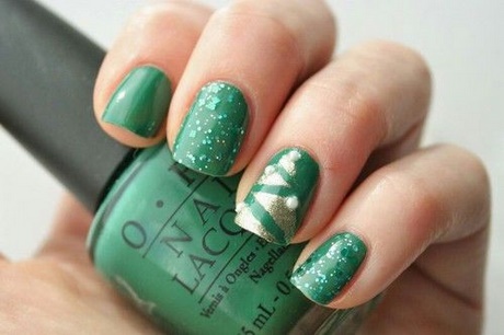 green-christmas-nails-64_5 Unghii verzi de Crăciun