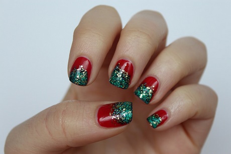 green-christmas-nails-64_6 Unghii verzi de Crăciun