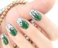 green-christmas-nails-64_8 Unghii verzi de Crăciun