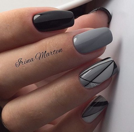 grey-nail-designs-64_11 Modele de unghii gri