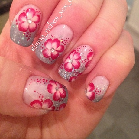 hibiscus-flower-nail-art-33_14 Hibiscus floare nail art