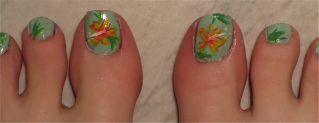 hibiscus-flower-nail-art-33_7 Hibiscus floare nail art