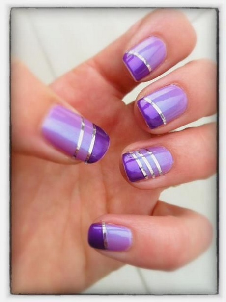 lavender-nail-designs-88_11 Modele de unghii de lavandă