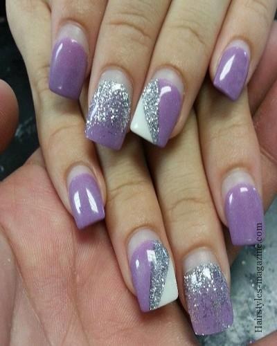 lavender-nail-designs-88_6 Modele de unghii de lavandă