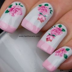 lily-flower-nail-art-07_11 Crin floare nail art