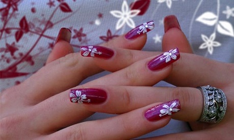 nail-art-hibiscus-flower-67_10 Nail art Hibiscus floare
