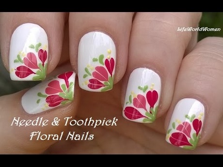 nail-art-with-flowers-32_12 Nail art cu flori