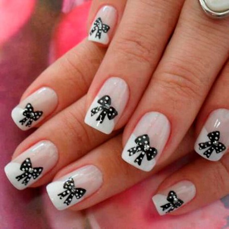 nail-designs-bows-30_14 Modele de unghii arcuri