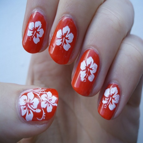 nail-designs-with-flowers-95_12 Modele de unghii cu flori