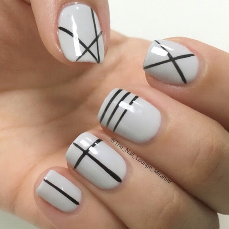nail-designs-with-lines-51 Modele de unghii cu linii