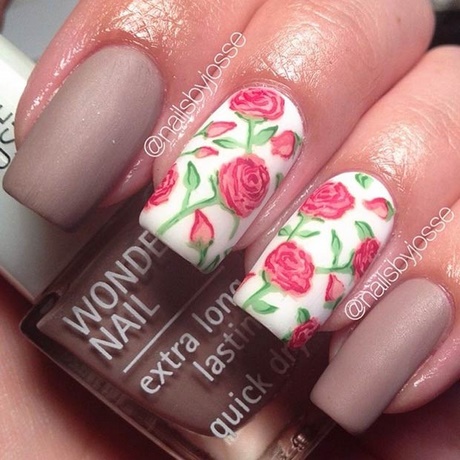 nail-floral-design-91_5 Design floral pentru unghii