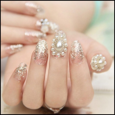 pearl-nail-designs-17_10 Modele de unghii Perla