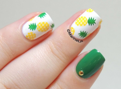 pineapple-nail-designs-72_17 Modele de unghii de ananas
