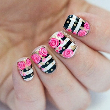 pink-flower-nails-54_9 Unghii de flori roz