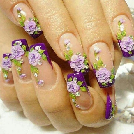 purple-flower-nail-art-32_17 Violet floare nail art