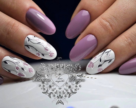 purple-flower-nail-art-32_2 Violet floare nail art