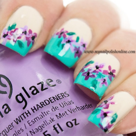 purple-flower-nail-art-32_3 Violet floare nail art