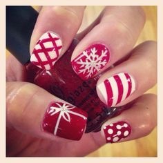 red-and-white-christmas-nails-44_14 Roșu și alb cuie de Crăciun