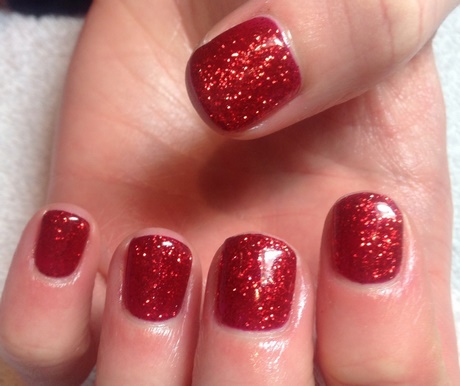 red-sparkly-christmas-nails-42_16 Roșu sparkly Crăciun cuie