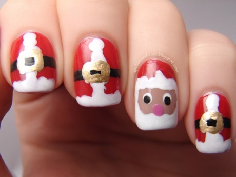 santa-nail-designs-34_17 Modele de unghii Santa