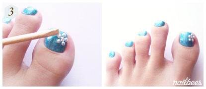 simple-flower-designs-for-toenails-66_6 Modele simple de flori pentru unghiile de la picioare