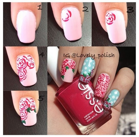 simple-rose-nail-art-94_3 Simplu rose nail art