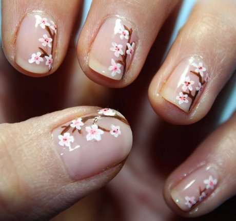 small-flower-nail-art-17 Arta unghiilor de flori mici