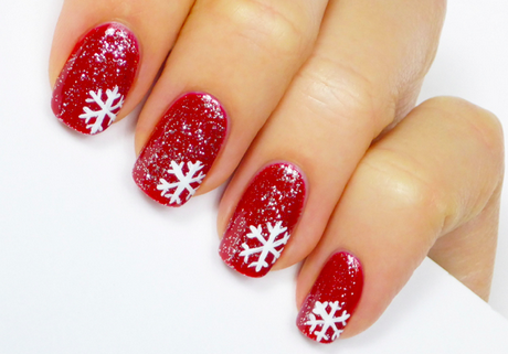 snowflake-designs-for-nails-86 Modele de fulgi de zăpadă pentru unghii
