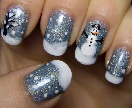 snowman-fingernails-22_14 Unghiile omului de zăpadă