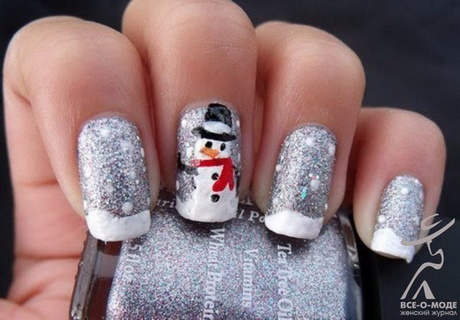snowman-nail-art-designs-27_16 Snowman nail art modele
