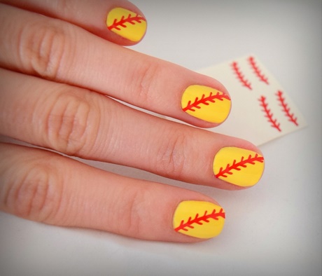 softball-nail-designs-02_6 Modele de unghii Softball