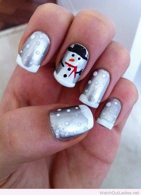 white-christmas-nail-designs-84_13 Alb modele de unghii de Crăciun
