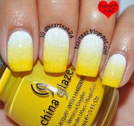 yellow-nail-polish-designs-90_2 Modele de lacuri de unghii galbene