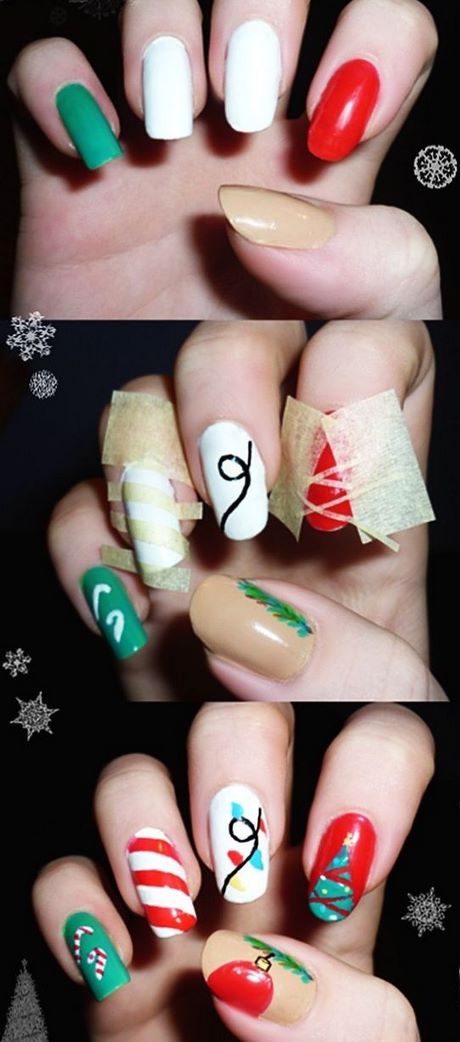 2023-christmas-nail-art-designs-74_2 Modele de artă de unghii de Crăciun 2023