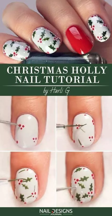 christmas-nails-tutorial-92_7-17 Tutorial unghii de Crăciun