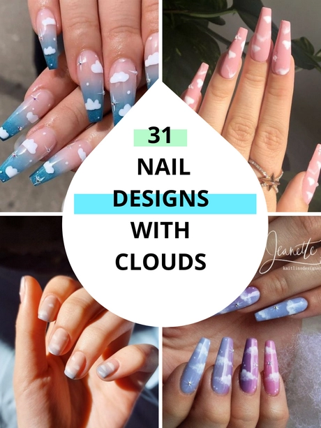 cloud-nail-design-90-3 Design de unghii Cloud