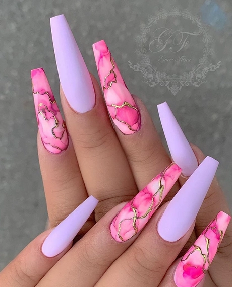 coffin-pink-nail-designs-69_3-10 Modele de unghii roz sicriu