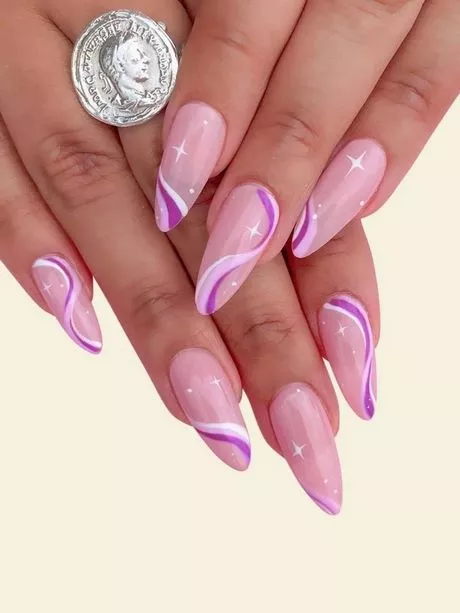 cute-light-pink-nail-designs-79_6-16 Modele drăguțe de unghii roz deschis