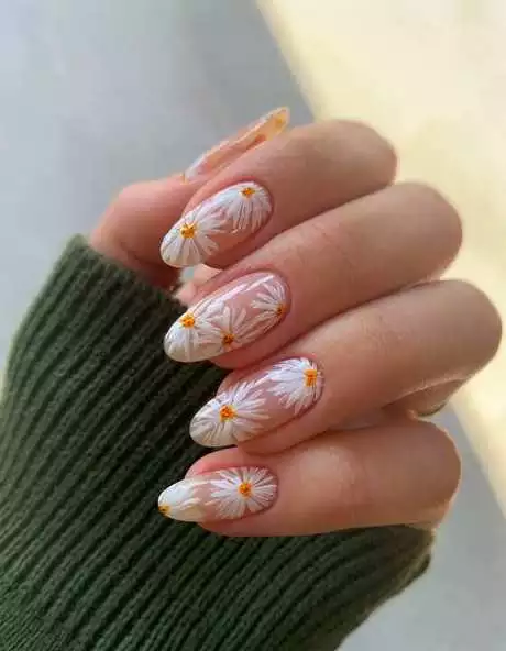 daisy-design-on-nails-32-1 Daisy design pe unghii