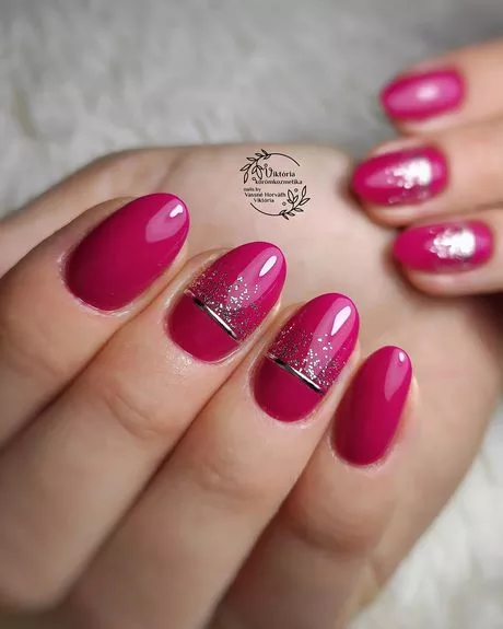dark-pink-nail-art-designs-82_2-9 Modele de unghii roz închis