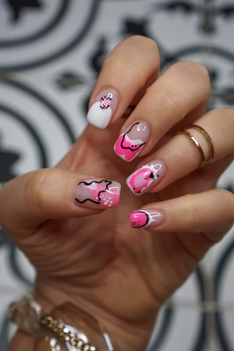 dark-pink-nail-art-designs-82_5-15 Modele de unghii roz închis