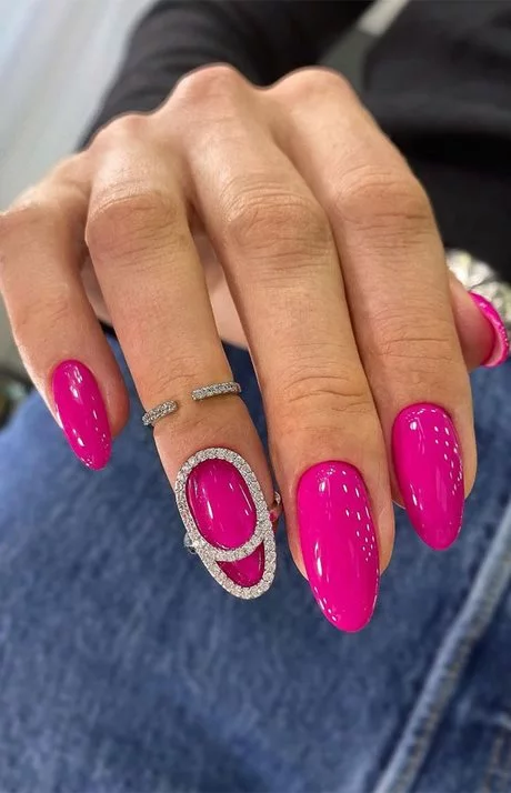dark-pink-nail-art-designs-82_6-16 Modele de unghii roz închis