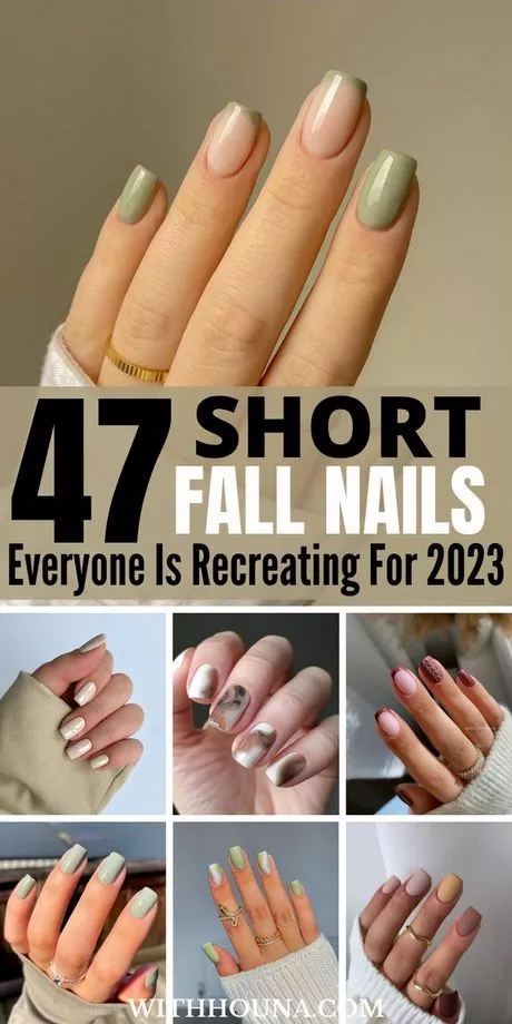 fall-short-nail-designs-86_8-18 Modele de unghii scurte de toamnă
