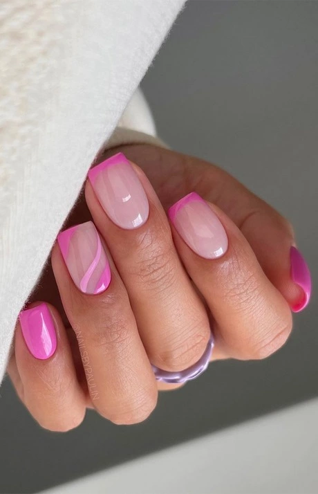 french-pink-nail-designs-72_5-14 Modele de unghii roz franceze