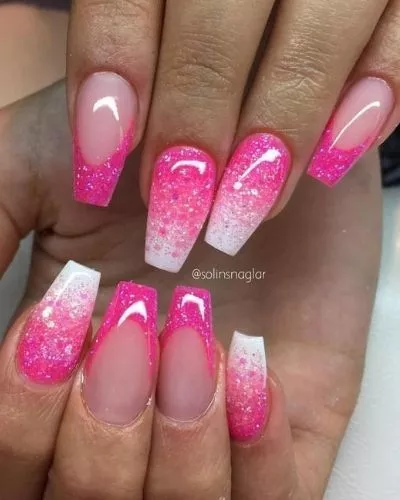 hot-pink-and-silver-nail-designs-17_4-15 Modele de unghii roz și argintiu