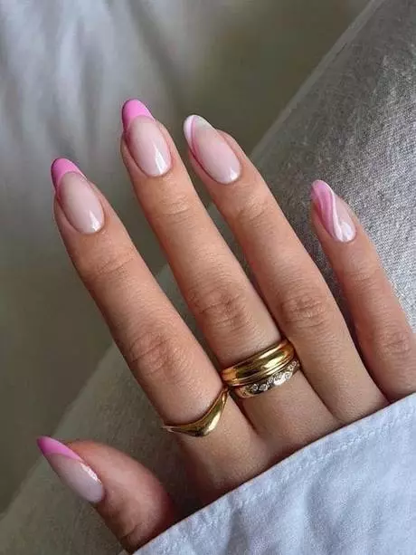 hot-pink-french-tip-acrylic-nails-31_6-12 Unghii acrilice cu vârf francez roz roz